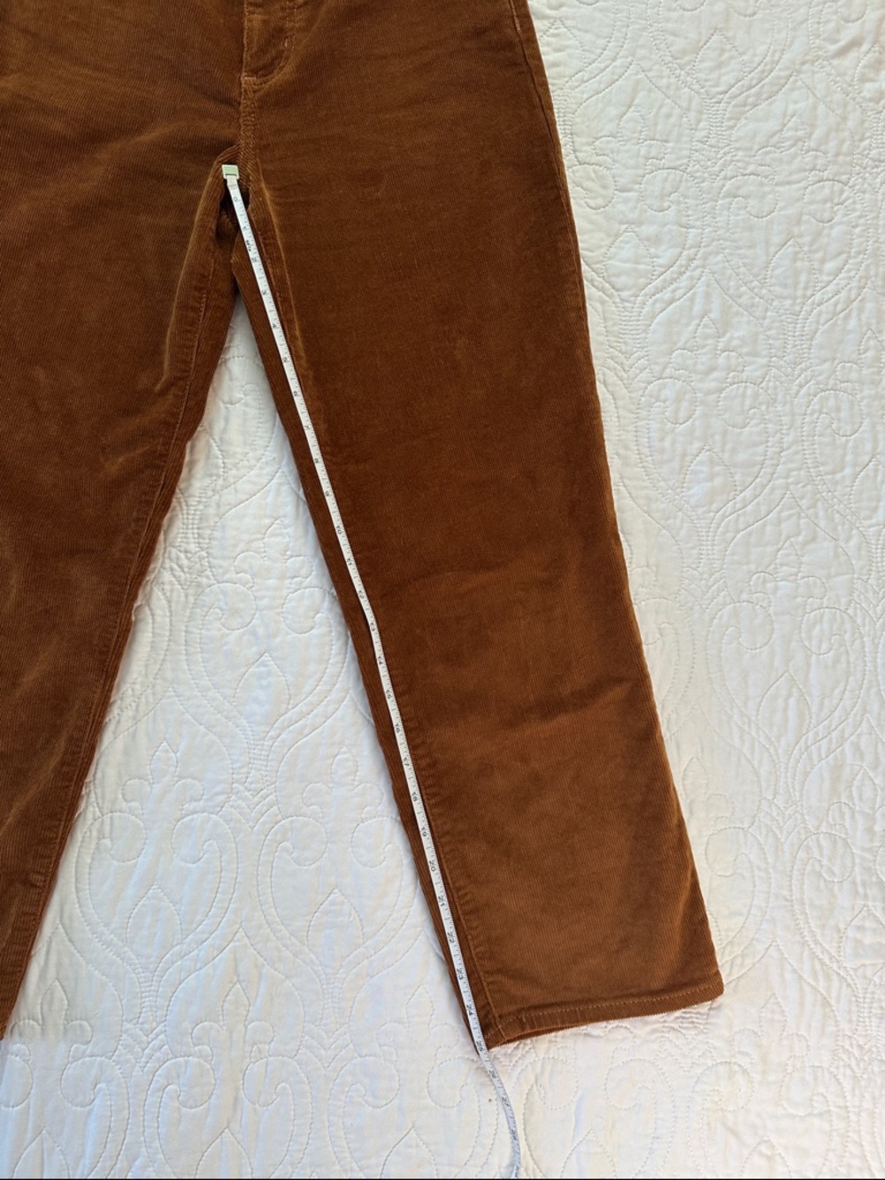Universal Thread Rust Brown Corduroy Vintage Straight Pants size 0/25R - Picture 7 of 9